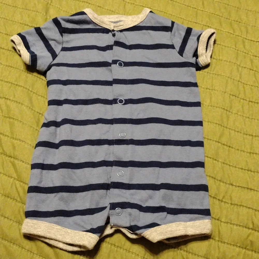 Carter's Short Sleeve Rompers - Picture 2 of 10
